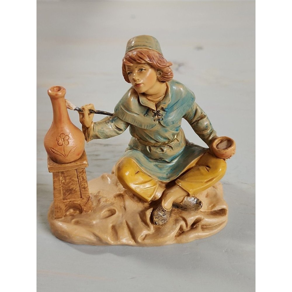 Fontanini ANDREW THE POTTER Roman Nativity Village Scene Christmas 5" Fig #75504